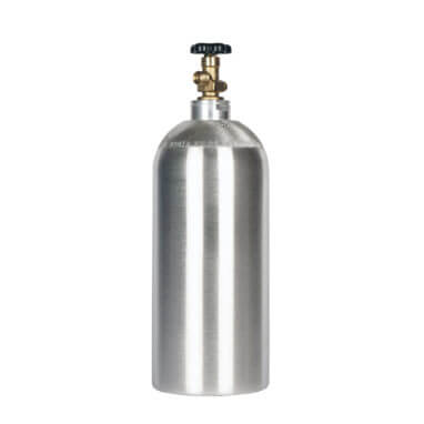 Beverage Elements 10 lb CO2 cylinder aluminum new