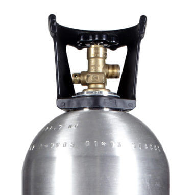 New 50 lb CO2 Cylinder with Handle Aluminum