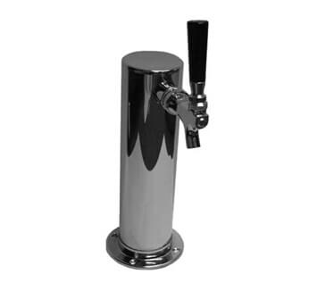 Single Tap Draft Beer Tower One Faucet Stainless Steel Homebrew for Kegerator US 