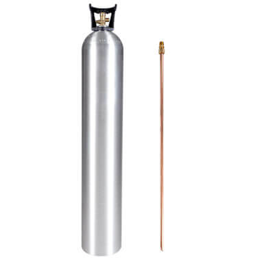 Beverage Elements 50 lb CO2 cylinder with siphon tube