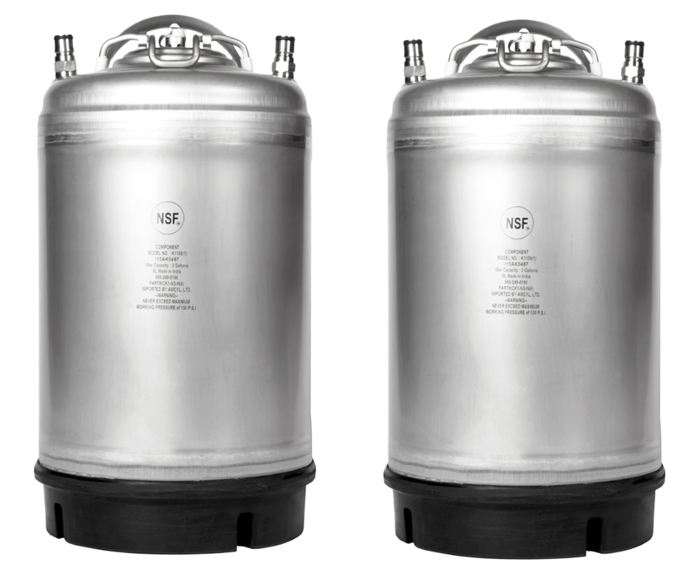 Coffee New NSF Approved AEB 3 Gallon Ball Lock Homebrew Keg Beer Kombucha 