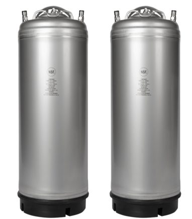 5 Gallon Single Handle AMCYL Kegs - 2 pack