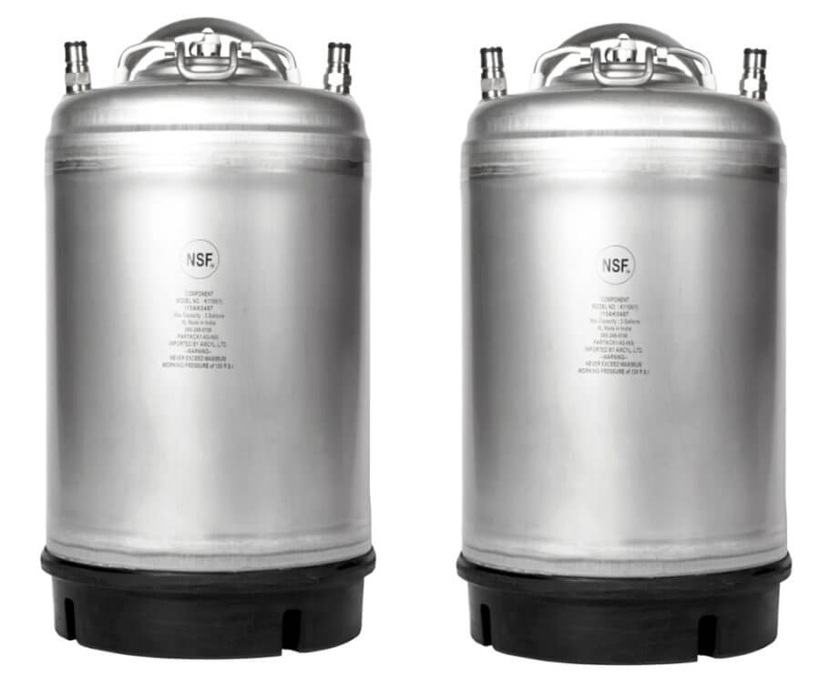 Cold Brew Coffee And Nitro Coffee Keg Kit Dual Three Gallon Kegs