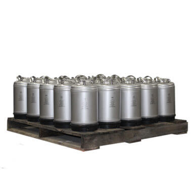 3 Gallon Single Handle Ball Lock Keg Pallet AMCYL